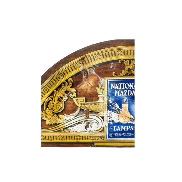 Vintage Rare National Mazda Lamps Bulbs GE Advertising Metal Display Sign - Picture 2 of 9